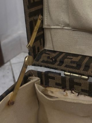 Valigia Fendi Marrone