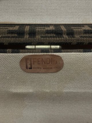 Valigia Fendi Marrone