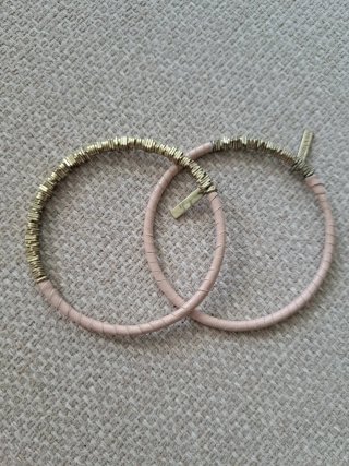 Pulseras Rígidas Bimba y Lola Doradas y Rosas