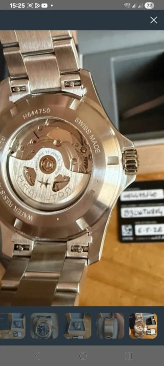 Reloj Hamilton Khaki Field King Automático Daydate
