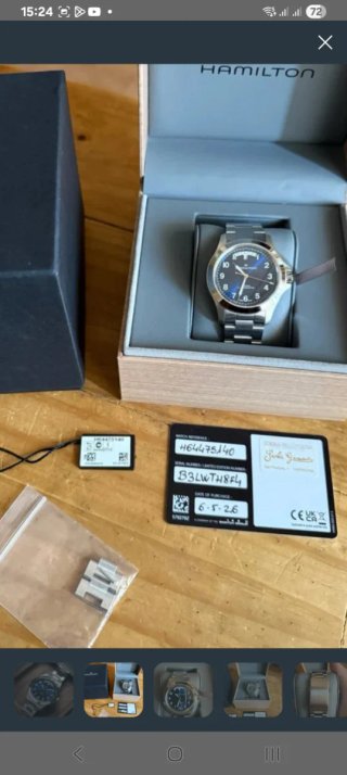 Reloj Hamilton Khaki Field King Automático Daydate