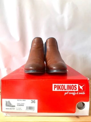 Botines Pikolinos Marrones y Azules
