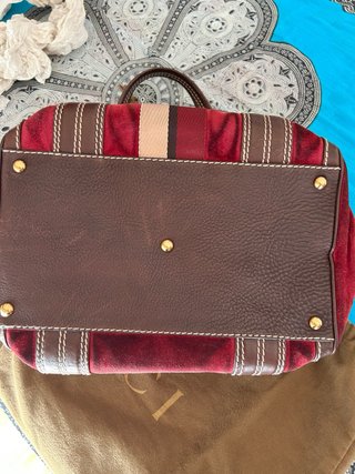 Bolso Gucci Rojo y Marrón