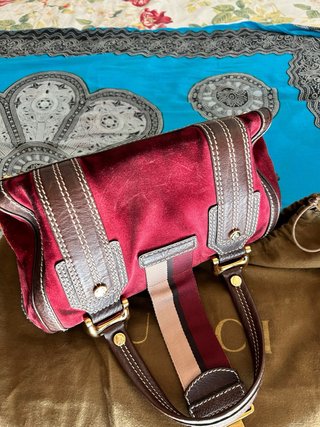 Bolso Gucci Rojo y Marrón