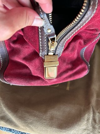 Bolso Gucci Rojo y Marrón
