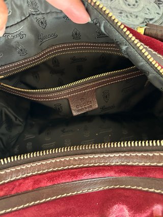 Bolso Gucci Rojo y Marrón