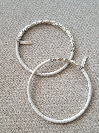 Pareja Pulseras Rígidas Bimba y Lola
