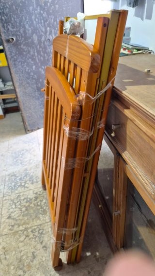 Cuna de madera para bebé