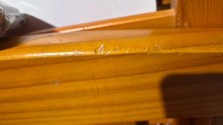 Cuna de madera para bebé