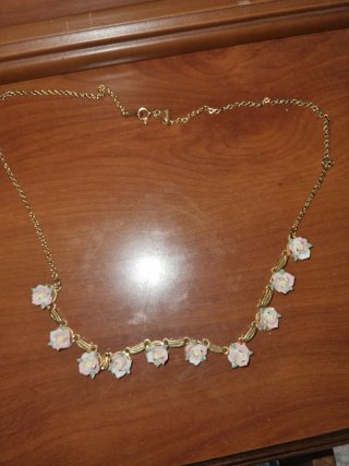 Conjunto Joyería Plata Bañada Oro Rosas