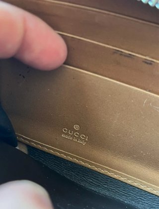 Carteira Gucci GG Canvas Zip Around
