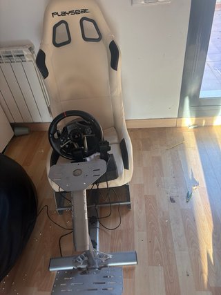 Playseat con volante y pedales