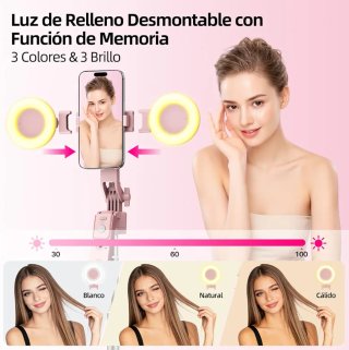 Kit Vlogging Trípode Seguimiento Facial