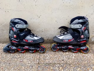 Patines en línea Topic-Noisy extensibles