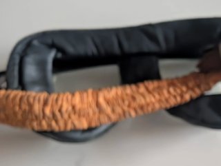 Gafas piloto moto vintage cuero y metal