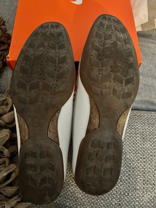 Mocasines Geox Piel Blanca Talla 37