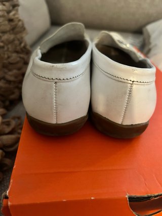 Mocasines Geox Piel Blanca Talla 37