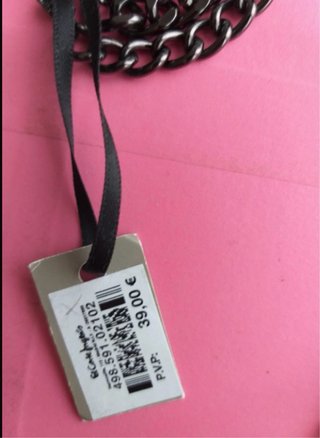 Collar de cadena negro