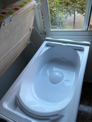 Bañera y cambiador para bebé