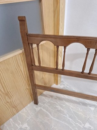 Cabecero de madera para cama de 90 cm