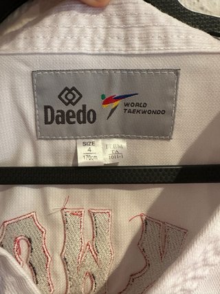 Dobok Taekwondo Talla 4 (170 cm)