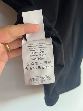 T-shirt Versace Jeans Couture L Nero Barocco