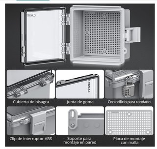 Caja Estanca CAMWAY Impermeable enchufes