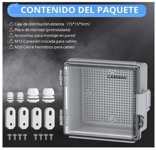 Caja Estanca CAMWAY Impermeable enchufes