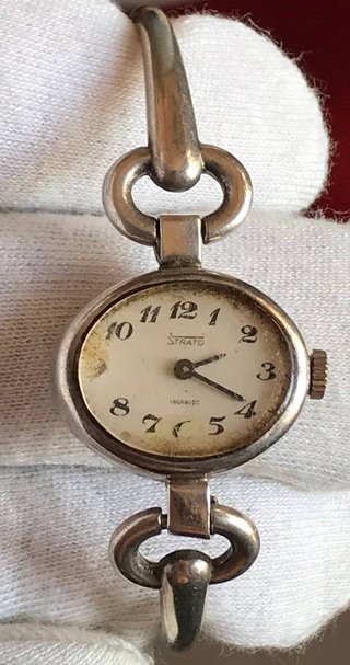 Reloj Plata 800 Strato Incabloc + Regalo