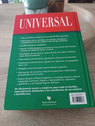 Diccionario universal estudiante de lengua espa...