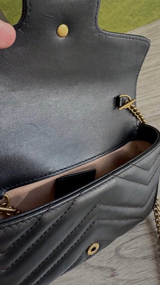 Bolso original Gucci Marmont Super Mini Matelassé