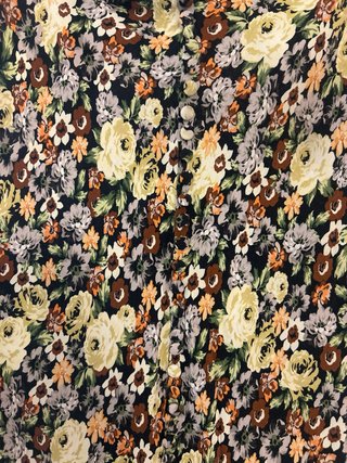 Falda larga floral