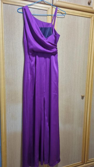 Vestido largo fiesta morado