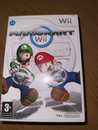 Nintendo Wii Bianca + Volante Mario Kart + Giochi