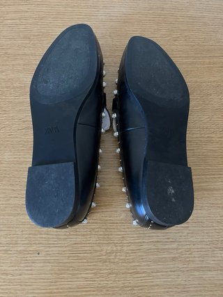 Zapatos Zara Negros con Detalles