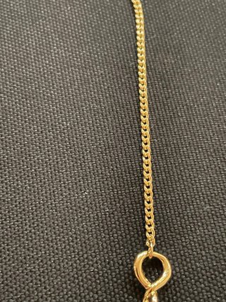 Gargantilla Oro Laminado 14k Mariposa Perla