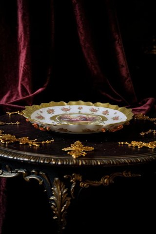 straordinario centrotavola Piatto da centro bronzo