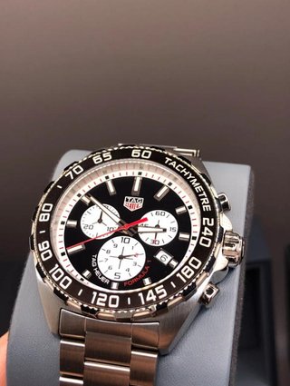 Reloj TAG Heuer Cronógrafo Negro/Plata