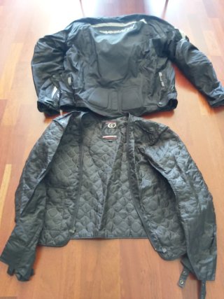 Chaqueta Moto Garibaldi Negra
