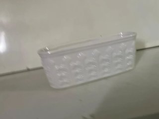 Lote 2 vasi/fioriere in ceramica bianchi