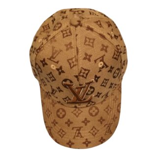 Gorra Louis Vuitton Monogram Beige Marrón