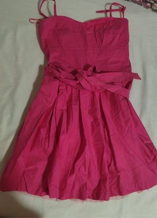 Vestido fiesta Bershka rosa Talla M