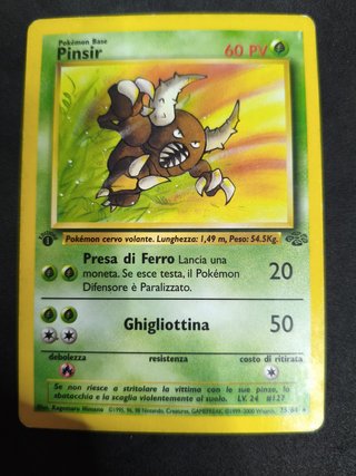 Carta Pokémon Pinsir 1a Edizione ITA 75/64