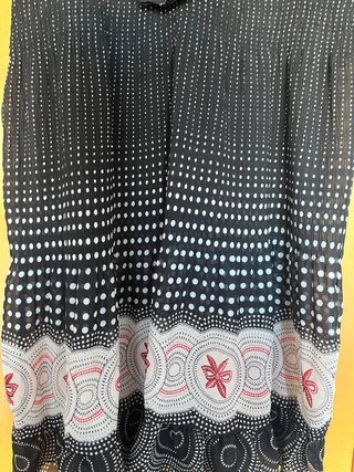 Vestido Zara Negro con Lunares Blancos