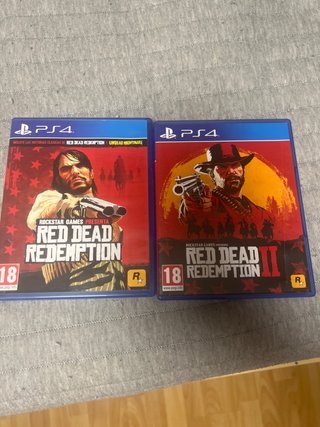 Pack 2 Juegos Red Dead Redemption 1 y 2 PS4