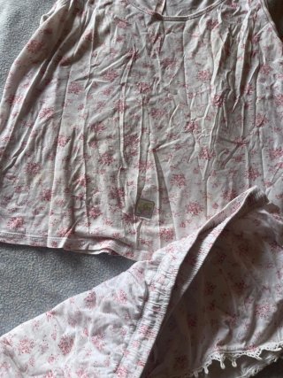 Conjunto pijama floral top y shorts