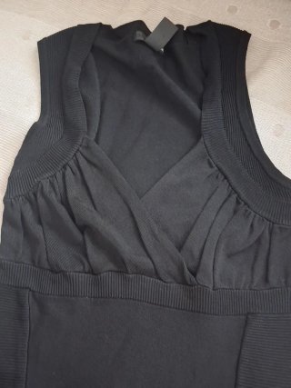 Vestido negro ajustado Talla XS