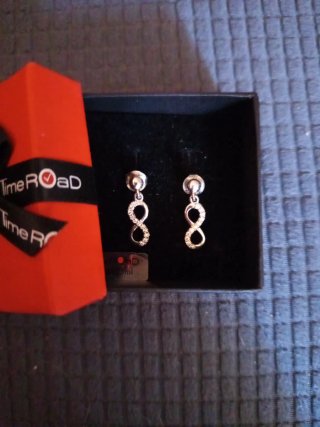 Pendientes Infinito Time Road Plata 925