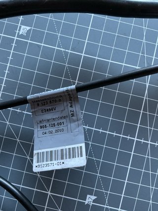 Cable Batería Negativo IBS BMW