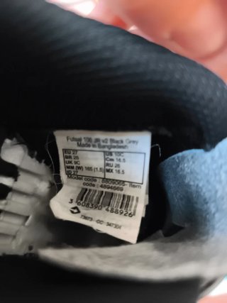 Zapatillas fútbol niño negras 27